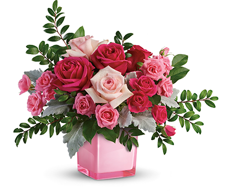 Teleflora Pink Power Flower Bouquet